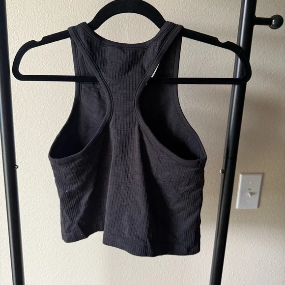 lululemon athletica Black Ebb to street Racerback Crop Top - Picture 4 of 5